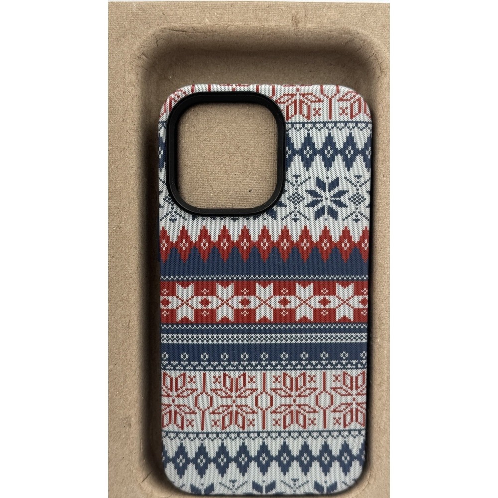Casely  iPhone 13 Pro Phone Case "Sweater Weather" Holiday Knit NEW